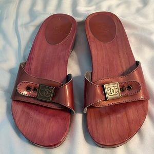 Chanel dr. Scholl slides.